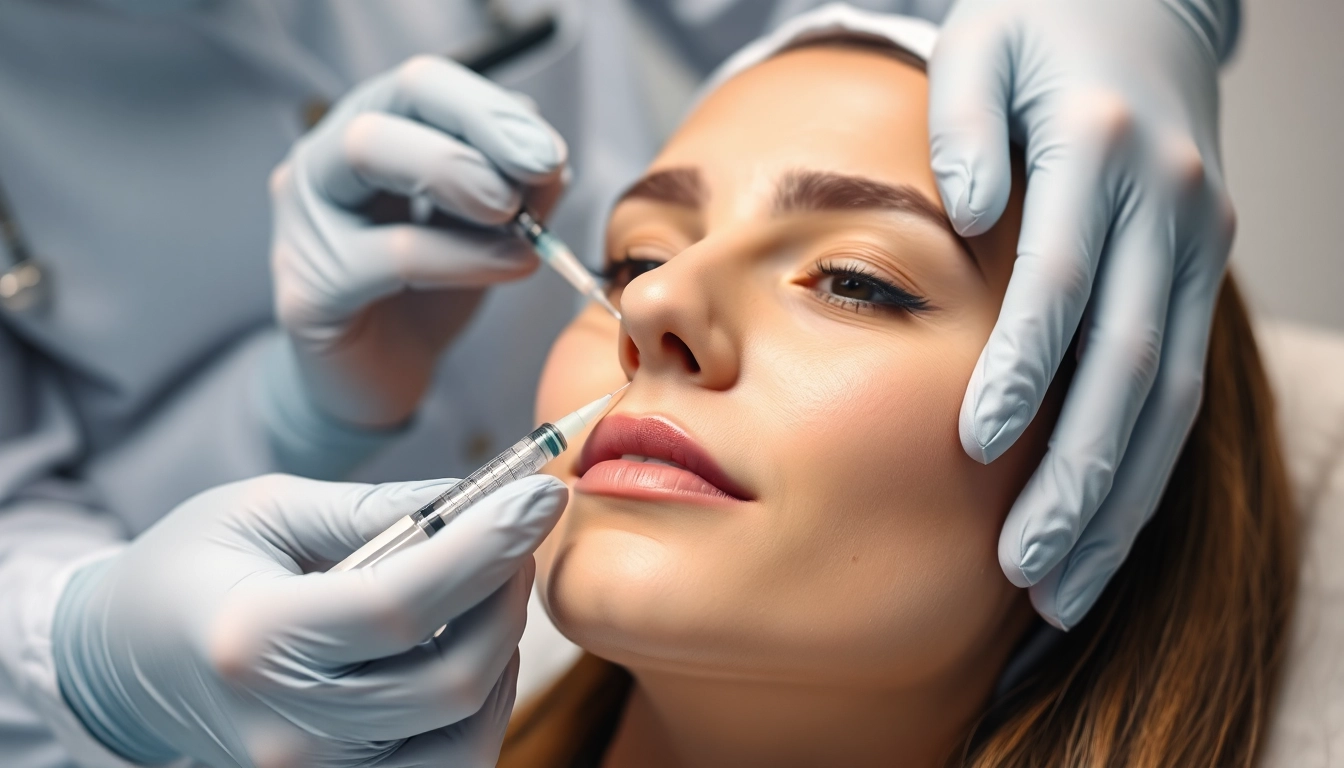 Fettwegspritze Zürich: Medical injection procedure for targeted fat reduction in a professional clinic setting.